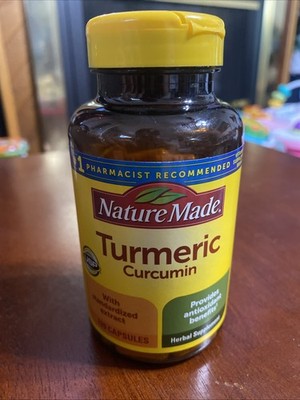 Nature Made | Turmeric Curcumin 500 mg 120 Capsules *EXP 06/2027* New Sealed