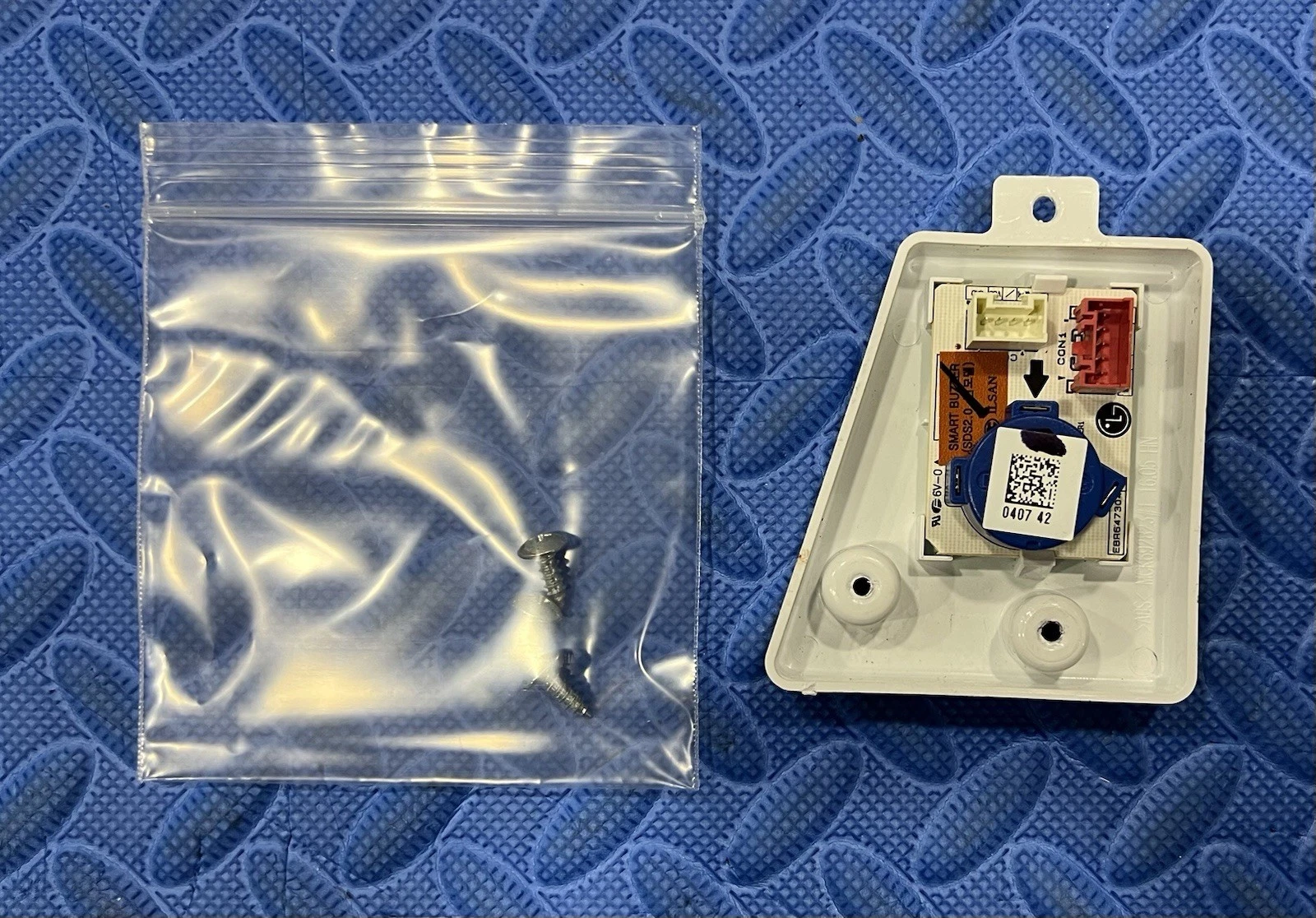 LG SMART BUZZER/COVER#EBR64730408/MCK67505501 FROM LTCA24223W FRIDGE,C-pics&desc
Opens in a new wind