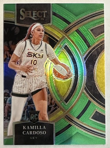 2024 WNBA Select Kamilla Cardoso #195 Premier verde neón/75 novato. ¡Lee abajo! - Imagen 1 de 4