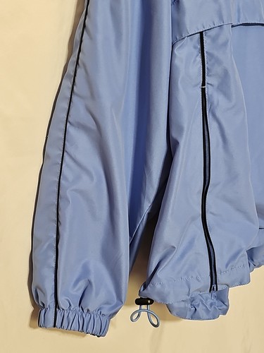 VTG Champion 1/4 Zip Vented Lined Light Blue Pullover Windbreaker Mens Sz XL - Picture 3 of 8