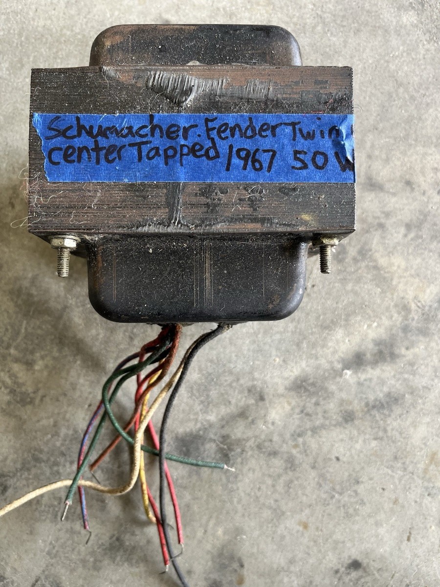 1967 FENDER TWIN REVERB L022756 GUITAR AMP POWER TRANSFORMER
