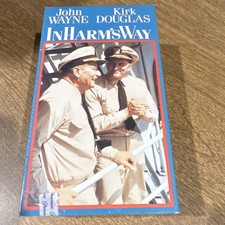 Paramount In Harm's Way VHS NTSC Action War 1965 John Wayne Kirk Douglas
