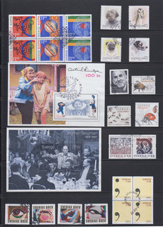 Schweden 2007/08 Lot aus Mi. 2614 2634 gest.