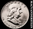1954-D Franklin Half Dollar - FBL  Choice Gem Brilliant Unc++++ Lustrous  #G7006