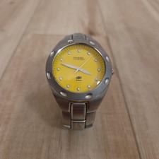 FOSSIL Yellow Dial Watch