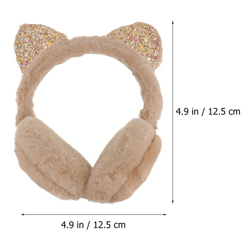 Warm Earmuffs Child Cold Weather Protection Cat's Ears Hair Hoop Winter Covers - Bild 10 von 12