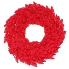 Vickerman K161424 Red Fir Wreath - 24 in.