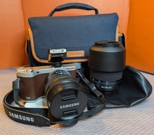 Samsung NX300 Bundle 20.3MP Mirrorless Camera  18-55mm and 50-200mm Lens