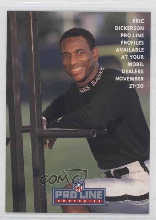 1992 Pro Line Mobil Eric Dickerson #9 HOF 1w4