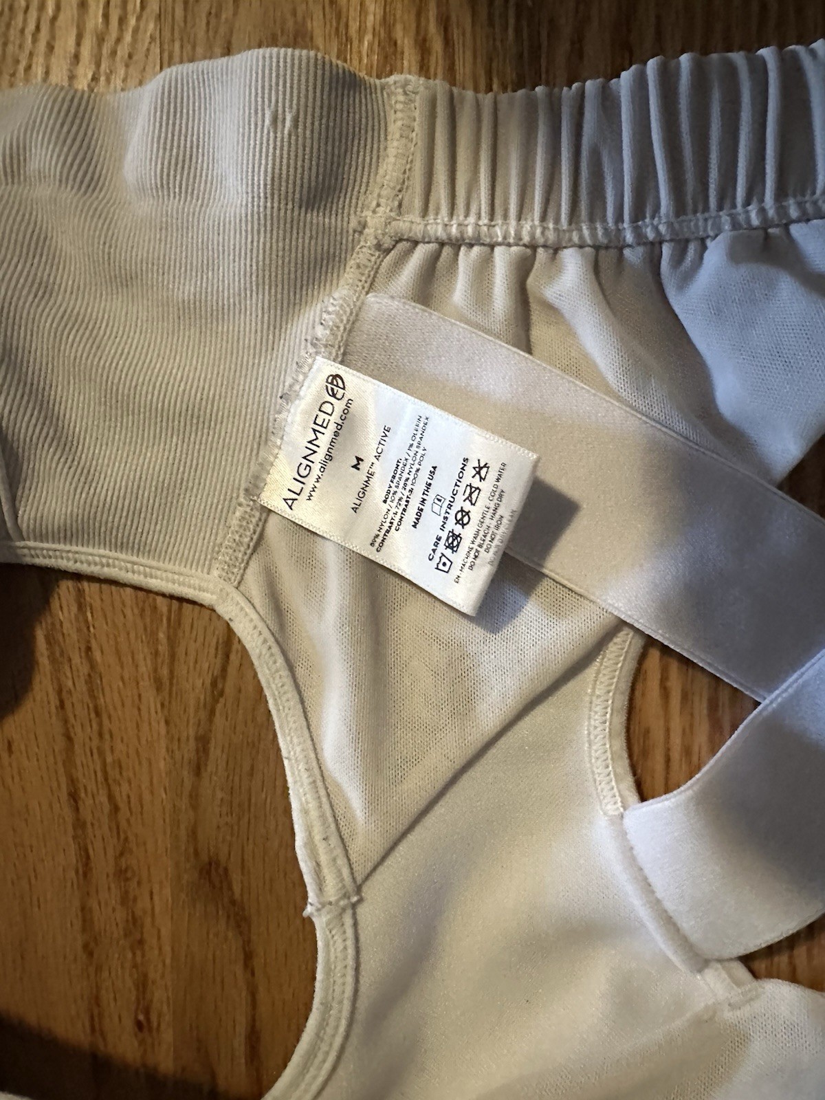Alignmed Posture Bra Size Medium White - image 3