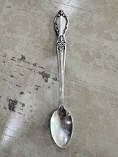 Wm Rogers & Son Victorian Rose 5 1/8" Baby Spoon