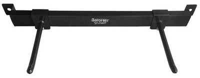 Wall Mounted Black Weight Rack Holds Up to 10 Mats Easy Installation 24x10.5x2