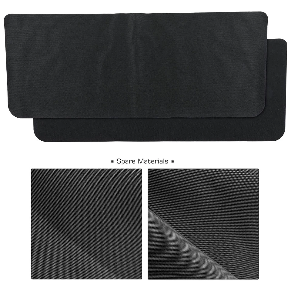 Convertible Soft Top for MG MGB 1971 1972-1980 Black w/ 3Pcs Plastic Windows - Image 4 of 4