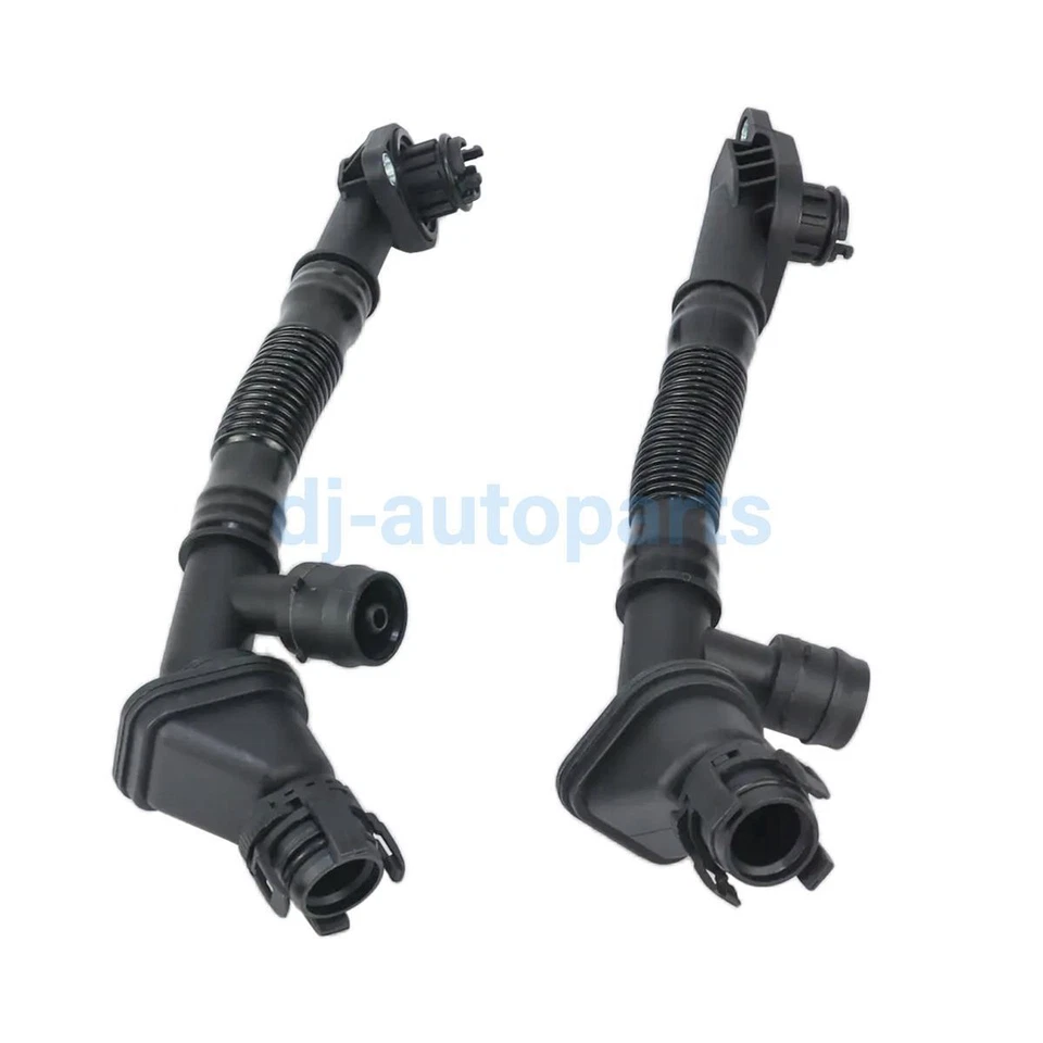 4pcs Left+Right Crankcase Breather Vent Hose for BMW X5 X6 550i 650i 750i 750Li Foto 4 de 4