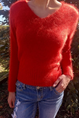 ニット/セーター Ameri VINTAGE - Ameri POPPING COLOR ANGORA KNIT Ameri VINTAGE - ameri vintage POPPING COLOR ANGORA KNIT