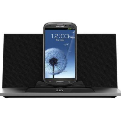 iLuv iMM287 ModernSound Blue BT Speaker Dock - Black