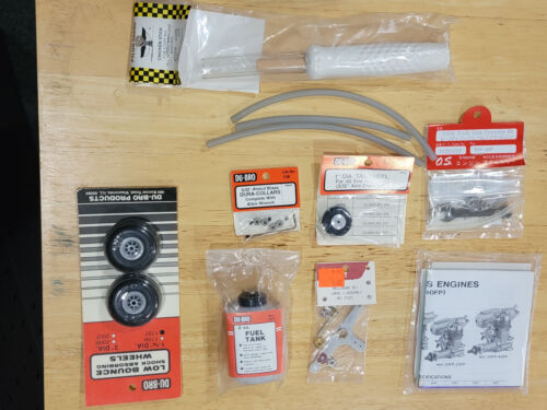 OS Max 20 FP 12311 Engine and Muffler NIB. Now With 8 Accessories - Picture 4 of 4