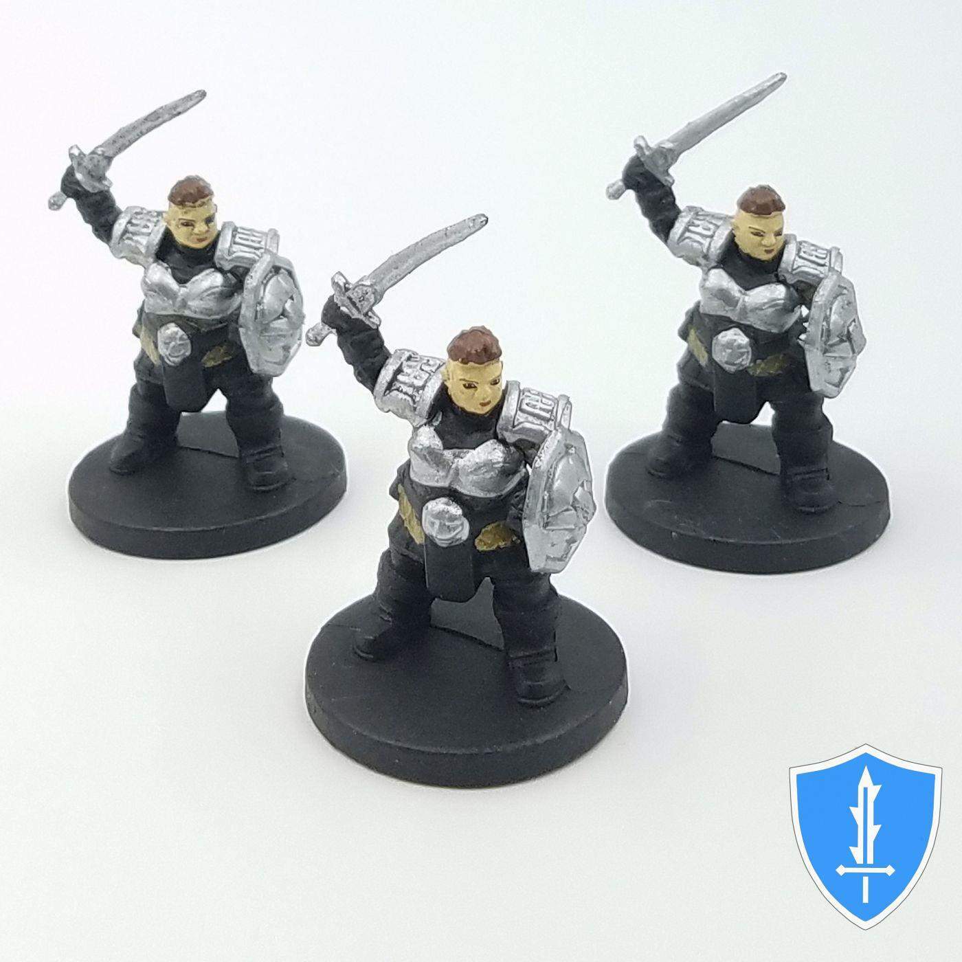Jarhild Stoneforge x3 - Зверинец монстров #5 D&D Карликовая миниатюра