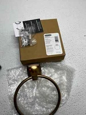 Amerock BH36092CZ Stature 7-9/16" Wall Mounted Towel Ring, Champagne Bronze