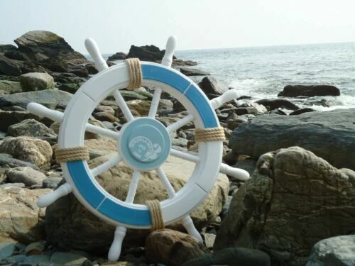 Ship's Wheel Wooden Marine & Maritime Antiques