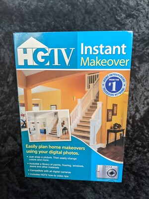 HGTV Instant Makeover Plan Compatible w/Digital Camera Software Win XP 7 Vista