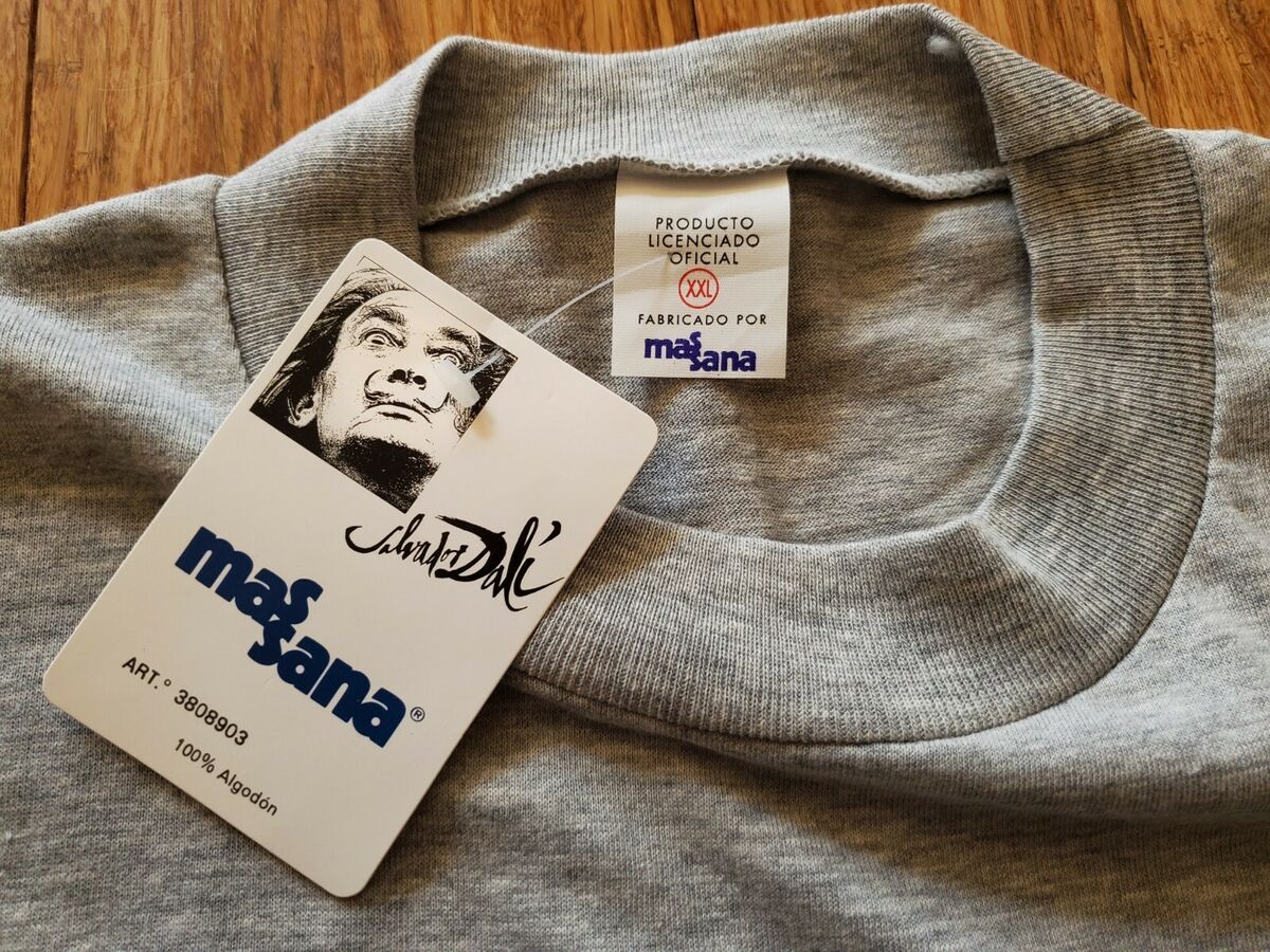 Vintage 90's Salvador Dali Sketch Art T Shirt XL/XXL | eBay Vintage 90's Salvador Dali Sketch Art T Shirt XL/XXL | eBay