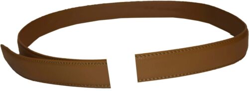 Correa cinturón hombre piel camel talla xl. 43" correa cuero genuino correa nueva solamente - Imagen 3 de 15