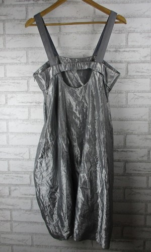 Country Road womens a-line dress silver 14 strappy square neck - Picture 8 of 11