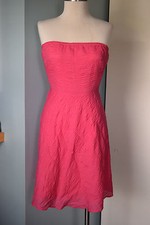 J Crew bubblegum pink strapless size 2 cocktail party dress Excellent