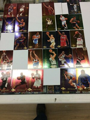 1994/95 Skybox NBA Basketball Card SKYTECH FORCE CHASE CARD SET 24 OUT OF 30