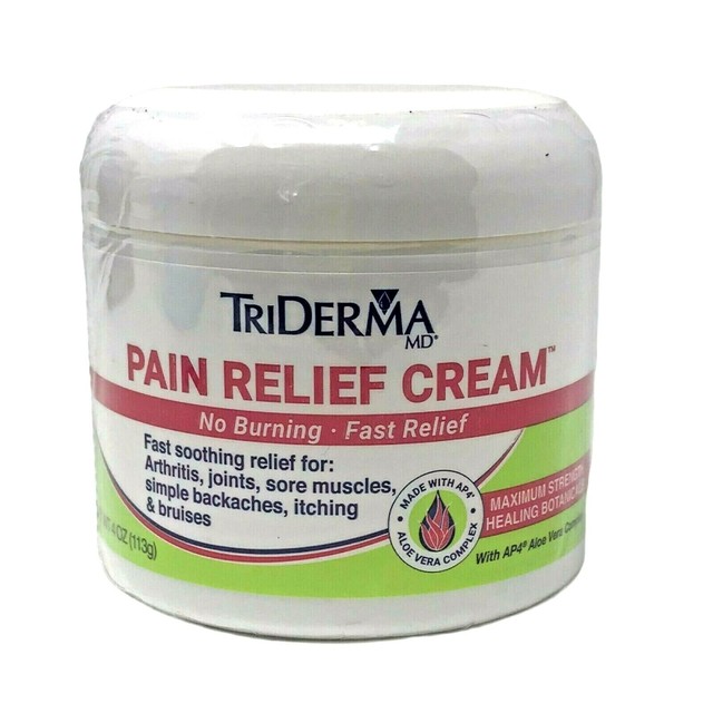 TriDerma Pain Relief Cream 4 Oz Medical Strength for sale online eBay