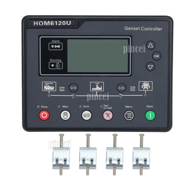 HOM6120U Genset Controller Diesel Generator Controller Automatic Control w/ LCD