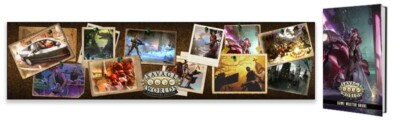 Savage Worlds Adventure Edition SWADE RPG GMs Bildschirm und Mini Einstellungen - Neu