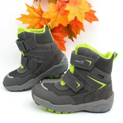 SUPERFIT CULUSUK 2.0 - Gr. 28 Weite: W, GORE-TEX  Kinder Stiefel Boot Leder Grau