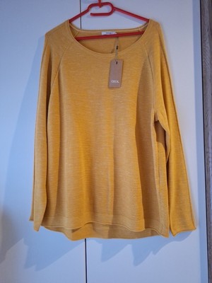 Cecil Damen Pullover Melange Optik Gr L 42 curry Neu m. Etikett 39,95 
