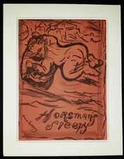 ANN LEBOY (1897-1992) Original SIGNED Limited Edition Lithograph 1950s