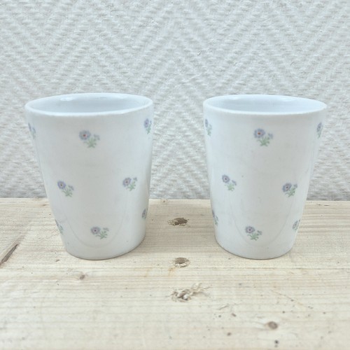 Vintage MOSA Maastricht taza de leche de cerámica juego de 2 tazas de chocolate - Imagen 5 de 9