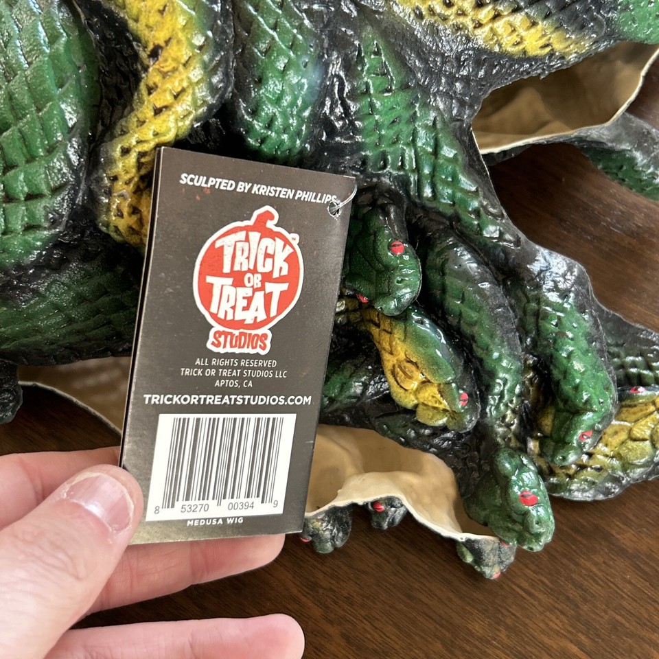 Trick or Treat Medusa Wig Headpiece Adult Halloween Costume Accessory