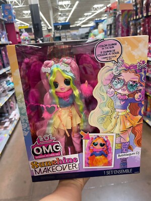 LOL Surprise OMG Sunshine Makeover Bubblegum DJ Fashion Doll with