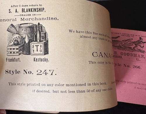 E.A. Impresora Erickson & Co. ~ Kennedy NY ~ Muestras de estilos y colores de sobres - Imagen 7 de 24