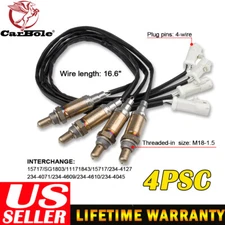 4x O2 Oxygen Sensor Front Rear Down/Upstream 15717 For Ford Mercury Mazda B2300