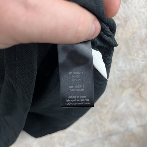 John Varvatos Men's Polo Shirt Black Green Trim Short Sleeve Size Large - Picture 10 of 11