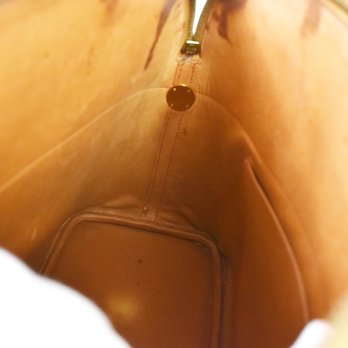HERMES Bolide 35 Hand Bag Toile H Leather Canvas Brown Made HERMES Bolide 35 Hand Bag Toile H Leather Canvas Brown Made