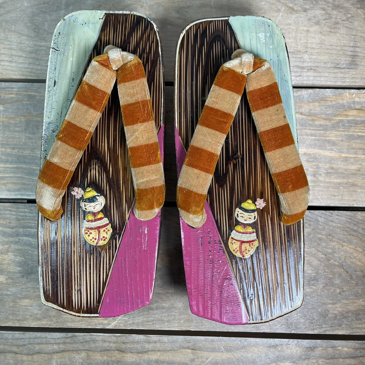 Traditional japanese hotsell platform shoes