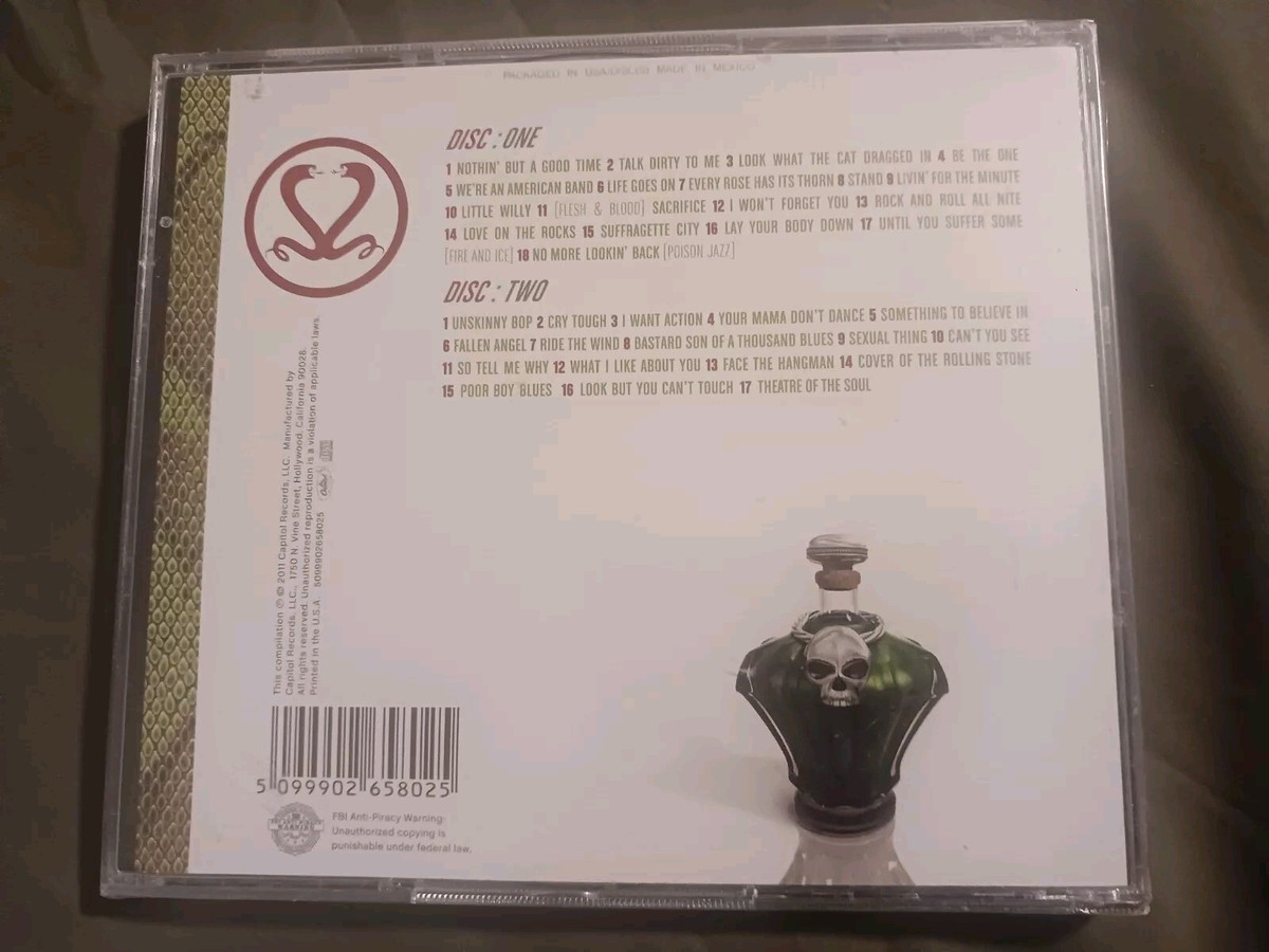 POISON/ DOUBLE DOSE: ULTIMATE HITS/2011年 Double Dose: Ultimate Hits by Poison (CD,2011, 2 Discs, Capitol