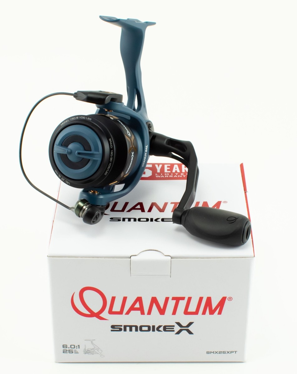 QUANTUM SMOKE X SMX25XPT 6.0:1 GEAR RATIO SPINNING REEL | eBay