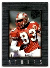 1996 Ultra Sensations #92 J.J. Stokes Pewter