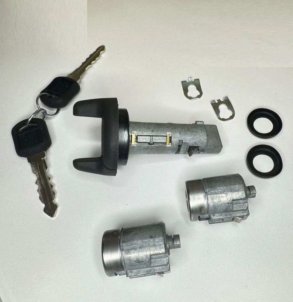 Цилиндр зажигания и дверной замок комплект для пикапа Chevrolet S10 95 - 97 с логотипом ключ - Изображение 2 из 4