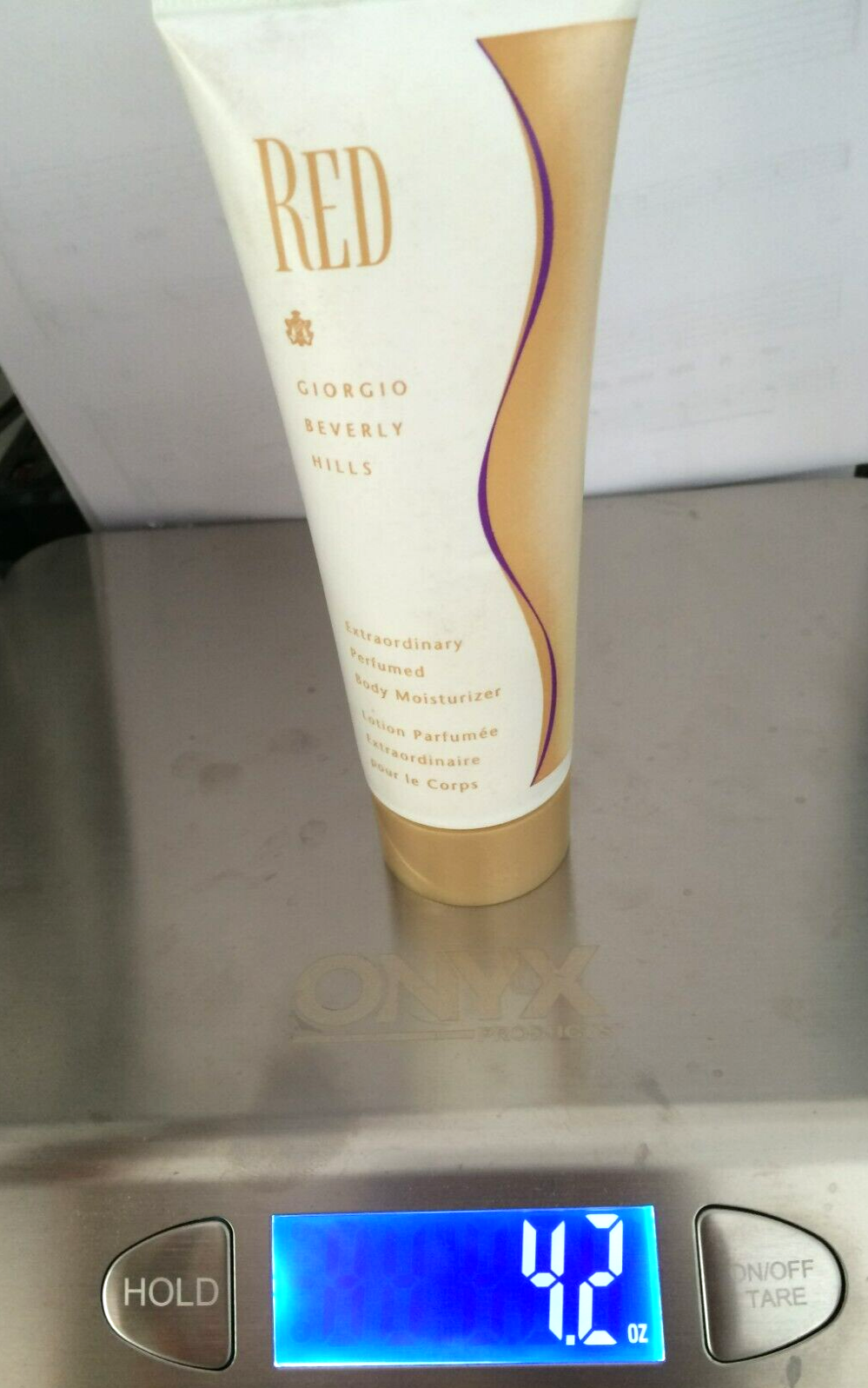 VINTAGE Red Beverly Hills Extraordinary Perfumed Body