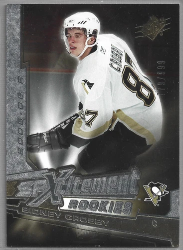 2005-06 SPX #XR-SC Sidney Crosby SPXcitement Rookie